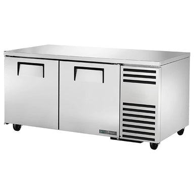 True TUC-67-HC Double Door 67" Side Mounted Refrigerated Work Table - Various Configurations-Phoenix Food Equipment