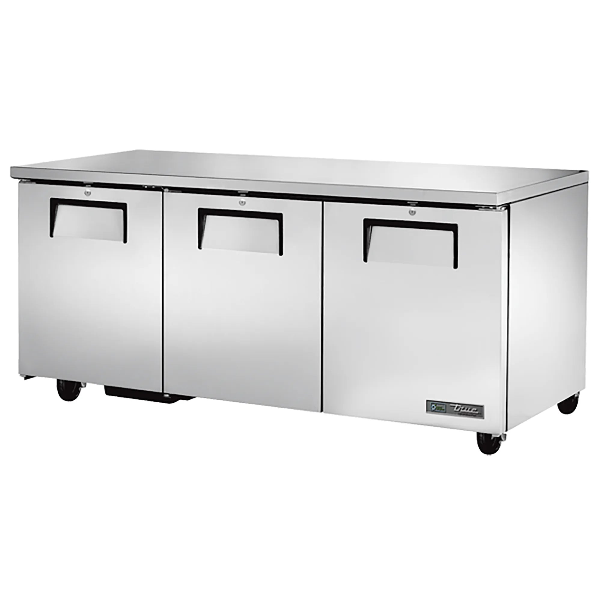 True TUC-72-HC Triple Door 72" Under Counter Refrigerator-Phoenix Food Equipment