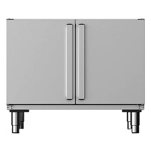 Unox XWAEC-08EF cabinet base for XAVC-06FS and 10FS combi ovens, stainless steel with two doors on adjustable legs