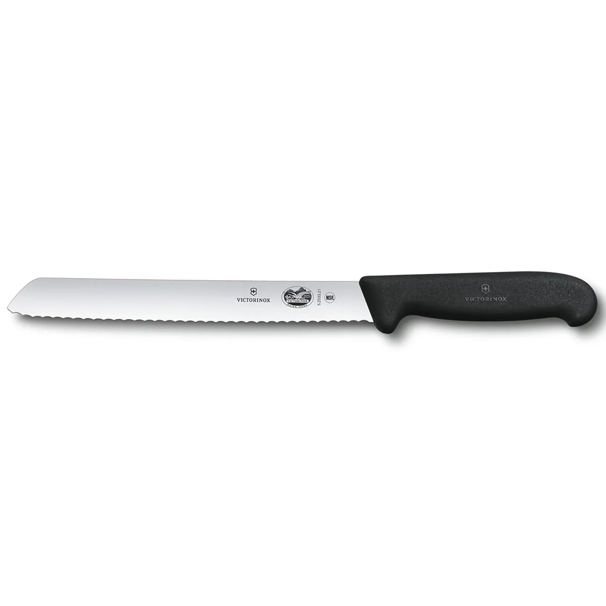 Victorinox 5.2533.21 Fibrox 8" Bread Knife, Wavy Edge-Phoenix Food Equipment
