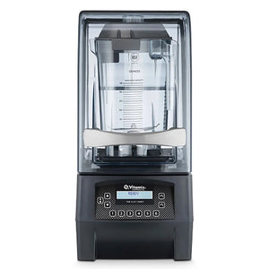 Vitamix 036019-ABAB The Quiet One blender with clear sound enclosure, 48 oz container and programmable keypad, front view