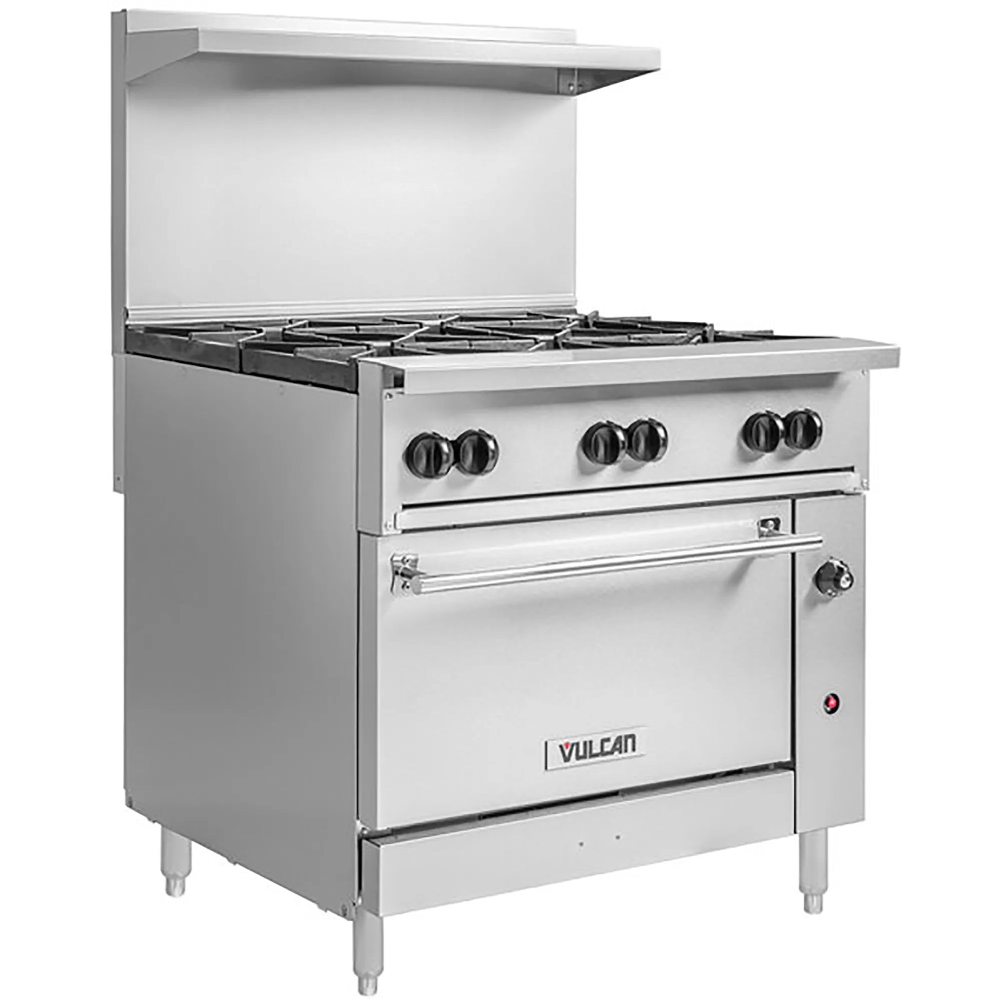 Vulcan 36S/C-6B Natural Gas/Propane 36" Stove Top Range - 6 Burners, Various Configurations-Phoenix Food Equipment