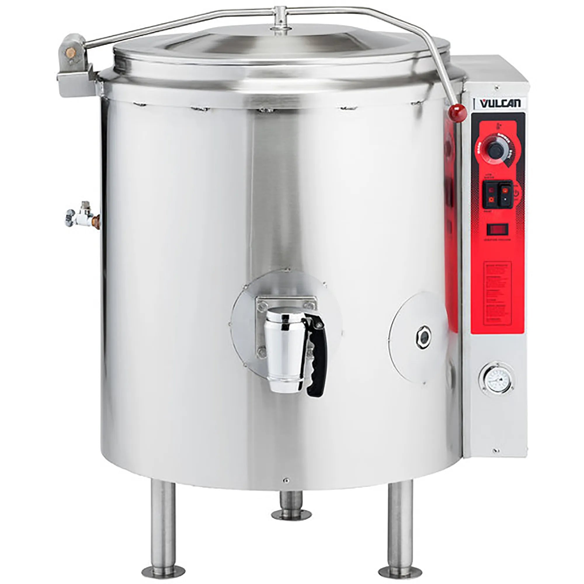 Vulcan KGL Natural Gas/Propane Fixed Steam Kettle - 20 Gallon Capacity, Various Sizes-Phoenix Food Equipment