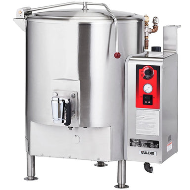 Vulcan Natural Gas/Propane Fully Jacketed Fixed Steam Kettle - Various Sizes-Phoenix Food Equipment