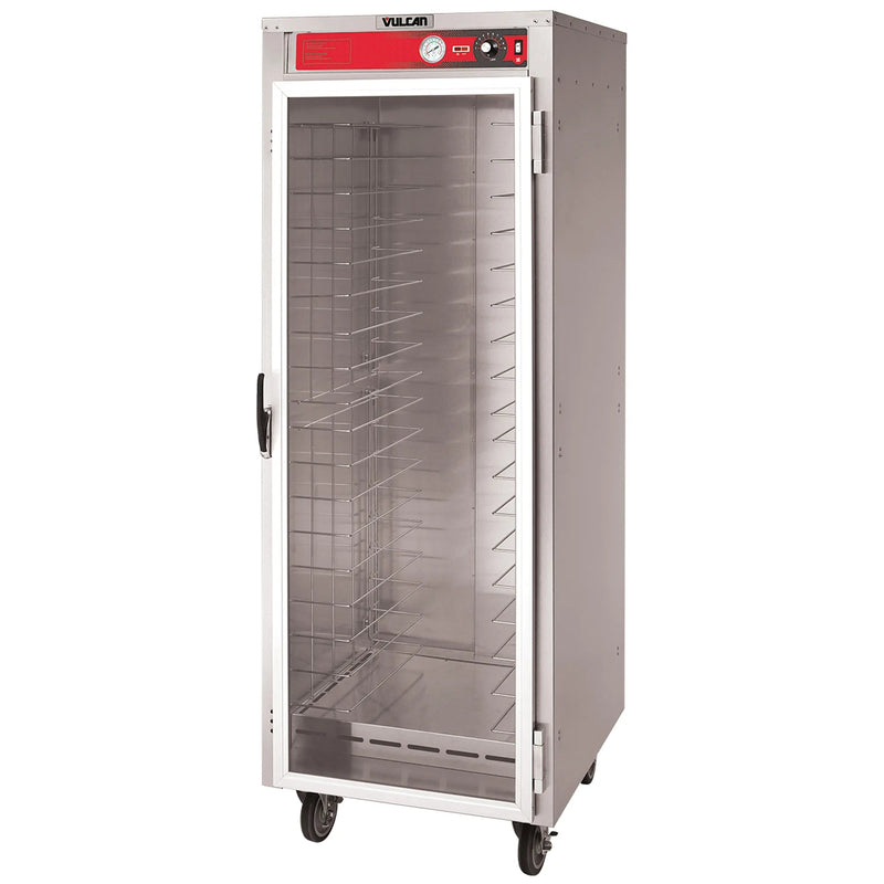 Vulcan VHFA18 non-insulated proofer and heated holding cabinet, stainless steel with clear full-length door