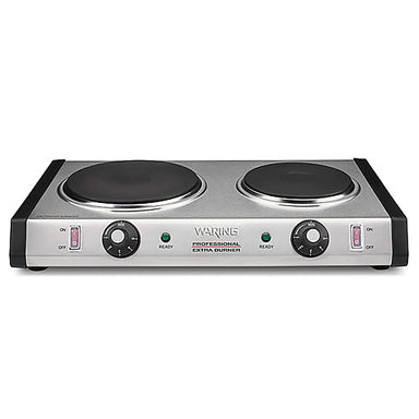 Waring WDB600 Double Cast-Iron Burner - 120V, 1800W-Phoenix Food Equipment