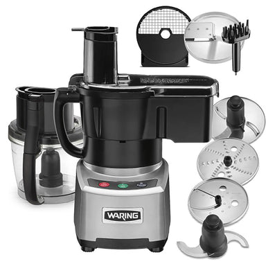 Waring WFP16SCD 4 Qt Combination Food Cutter & Processor Combo with Continuous Feed Chute-Phoenix Food Equipment