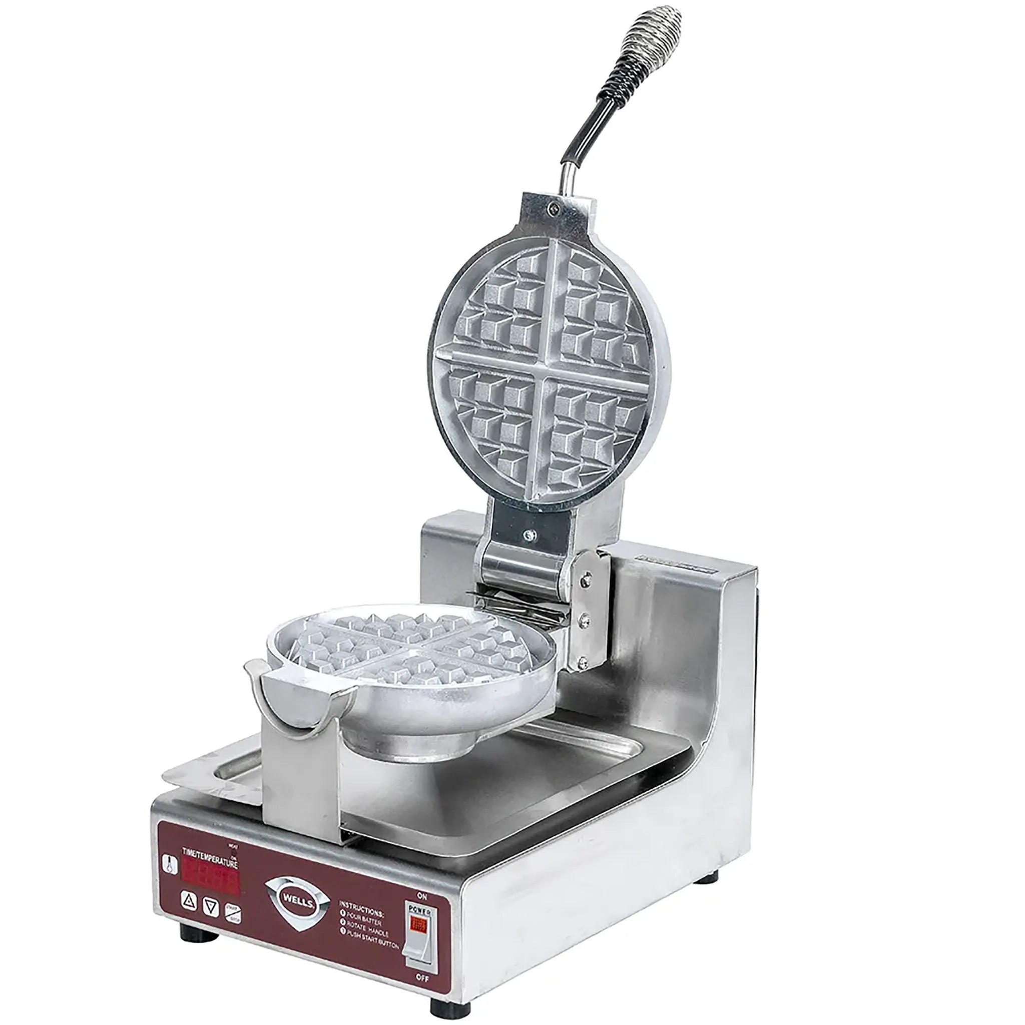 Wells BWB1SE-208V Heavy Duty Belgian 7" Waffle Baker - 208-240V-Phoenix Food Equipment