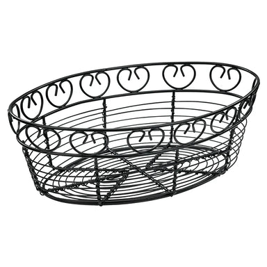 Winco 10" Oval Wire Serving Basket-Phoenix Food Equipment