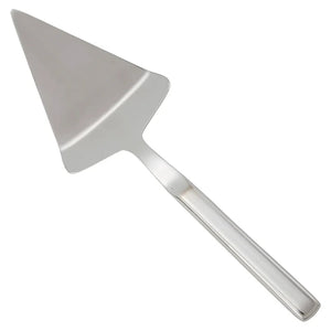 Winco 11.5-inch stainless steel pie server with hollow handle, wide triangular blade, satin finish