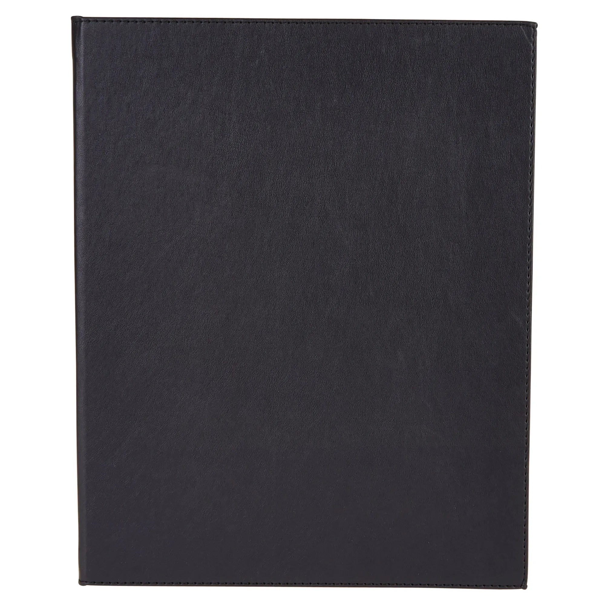 Winco Black TwoView Menu Cover 8.5" x 11"