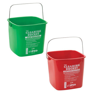 Winco Cleaning Bucket - Various Colours/Sizes-Phoenix Food Equipment