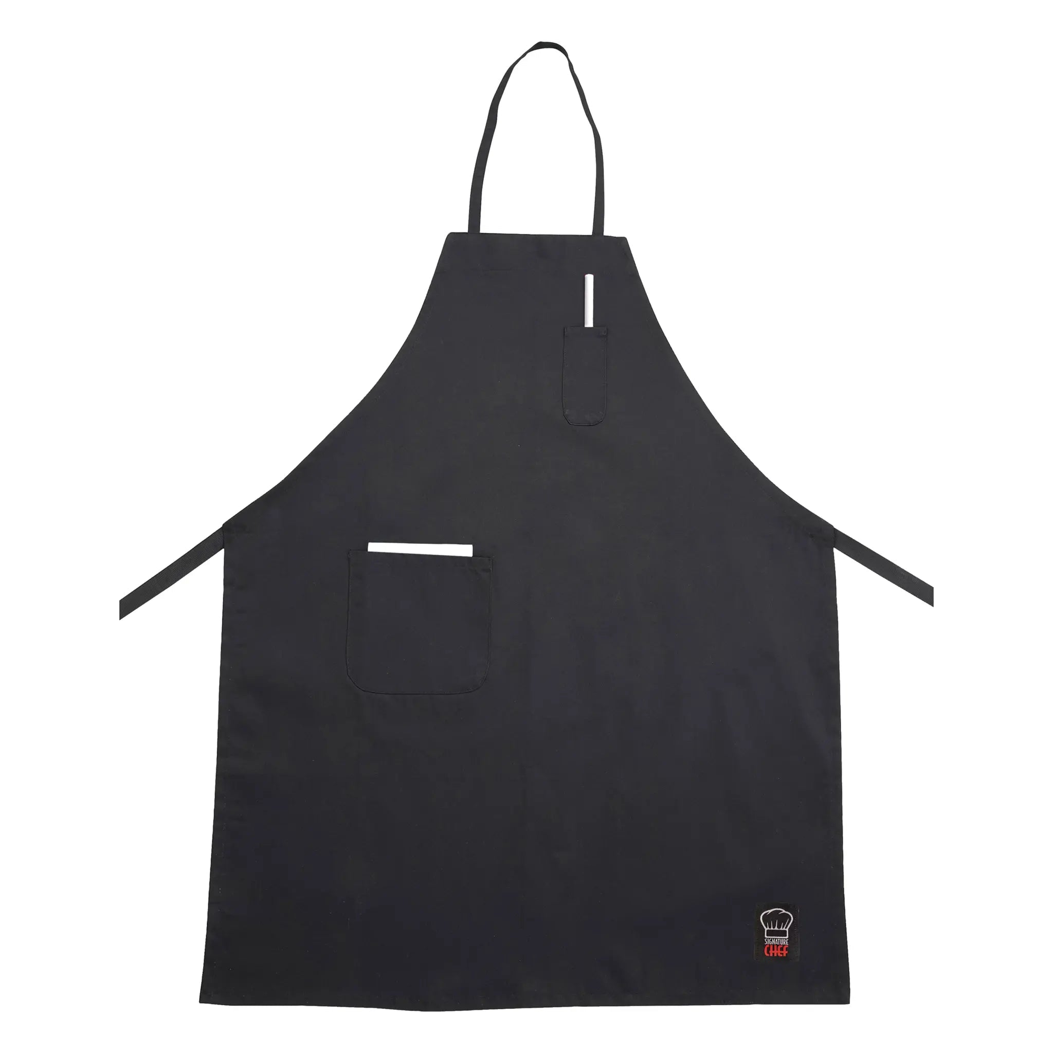 Winco Full-Length Bib Apron With Pockets - Various Colours-Phoenix Food Equipment