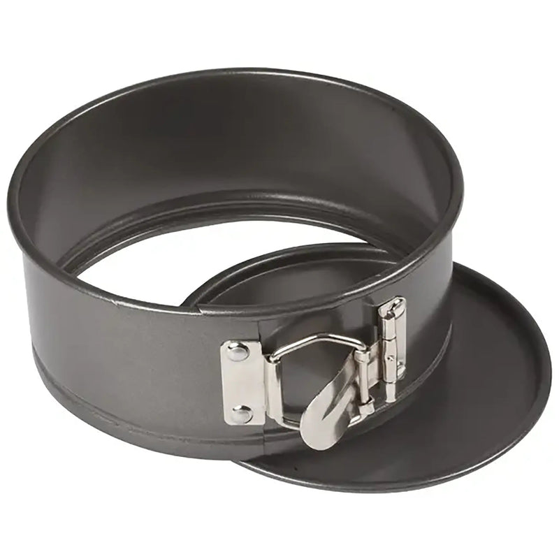 Winco non-stick springform pan, dark grey coated ring with side latch and removable base, first size option
