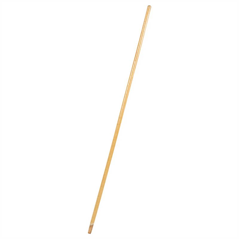 Winco wooden handle for FSS-24 floor squeegee, long natural hardwood pole with threaded tip, full length