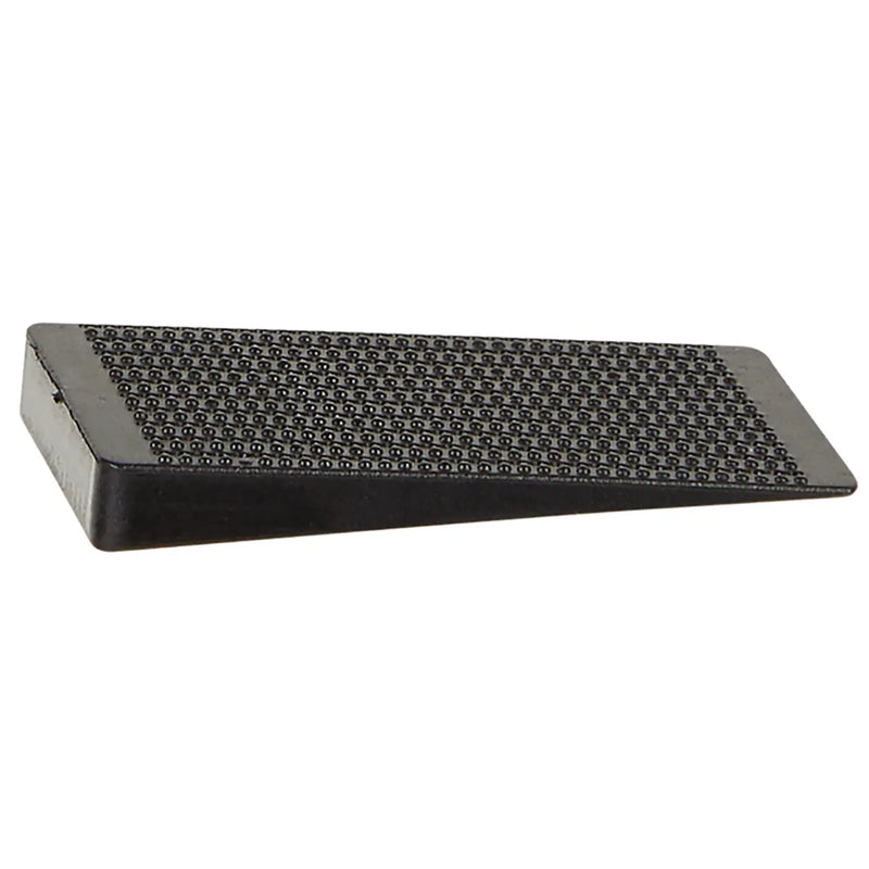 Winco sTABLEizer plastic table wedges and shims in black, textured grip wedge for levelling wobbly tables
