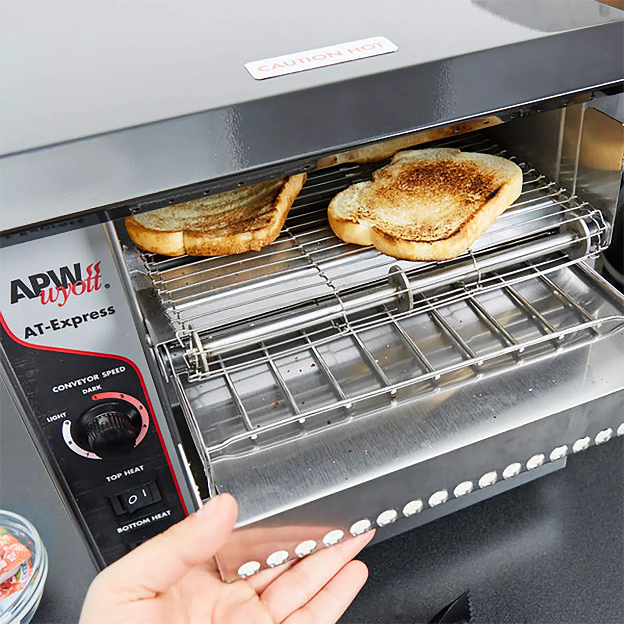 APW Wyott AT EXPRESS Conveyor Toaster - 300 Slicers Per Hour, 120V-Phoenix Food Equipment