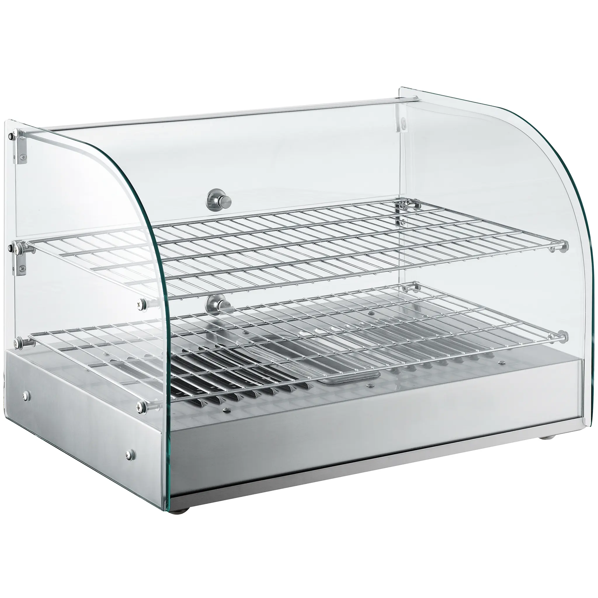 Alpha ACDW-22-2 Curved Glass Display 22" Food Warmer-Phoenix Food Equipment