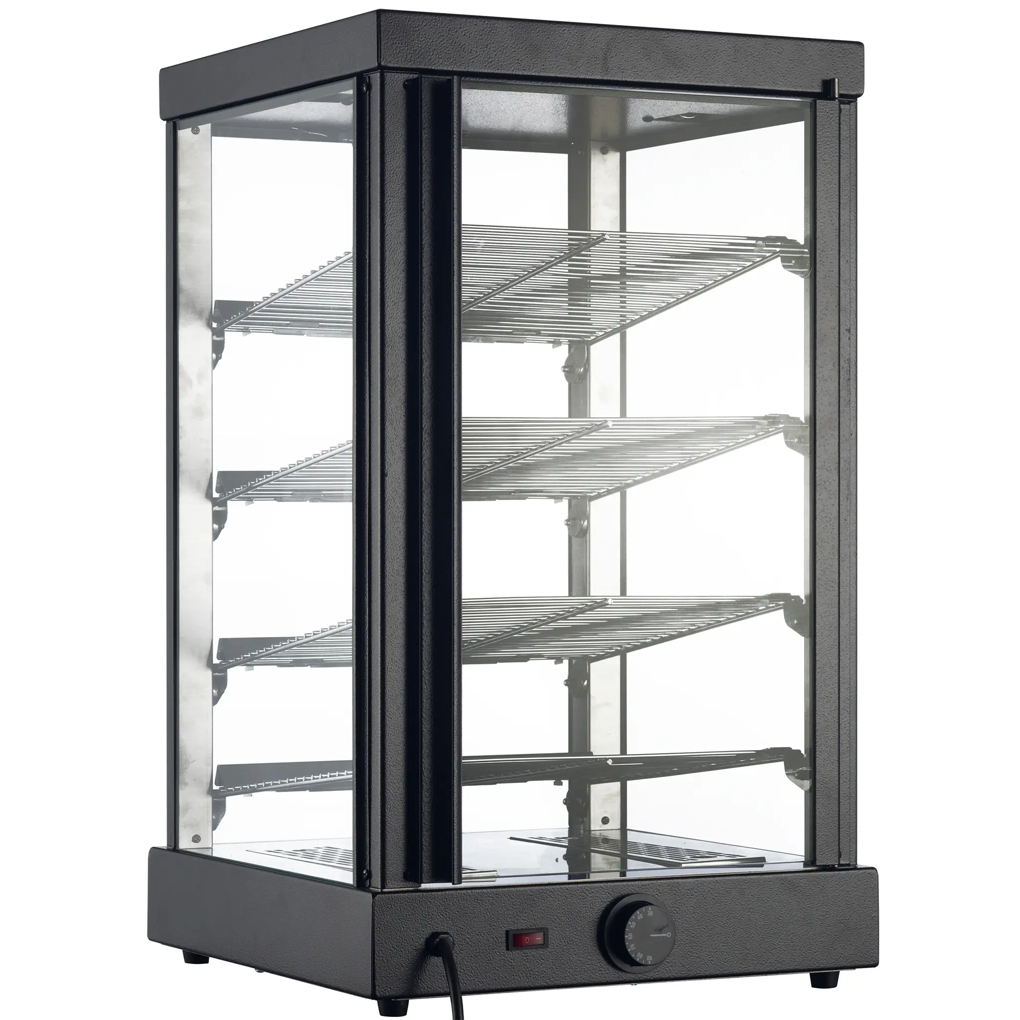 Alpha ADW-79 Square Glass Display 16" Food Warmer-Phoenix Food Equipment