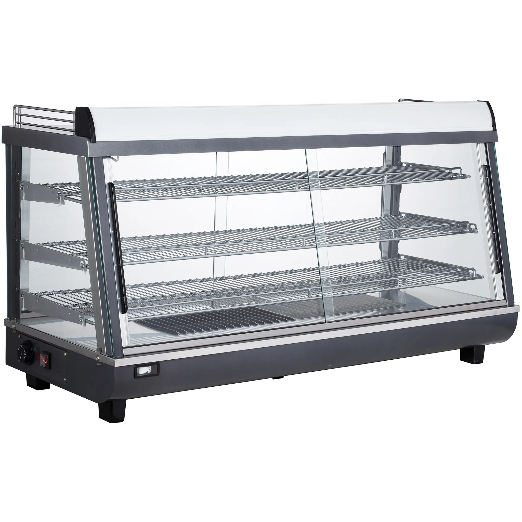 Alpha APDW-48 Deluxe Glass Display 48" Food Warmer-Phoenix Food Equipment