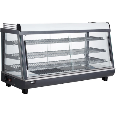 Alpha APDW-48 Deluxe Glass Display 48" Food Warmer-Phoenix Food Equipment