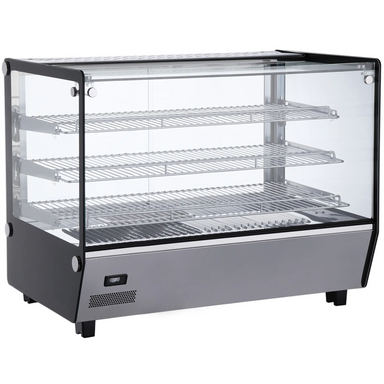 Alpha ASDW-36 Square Glass Display 34" Food Warmer-Phoenix Food Equipment