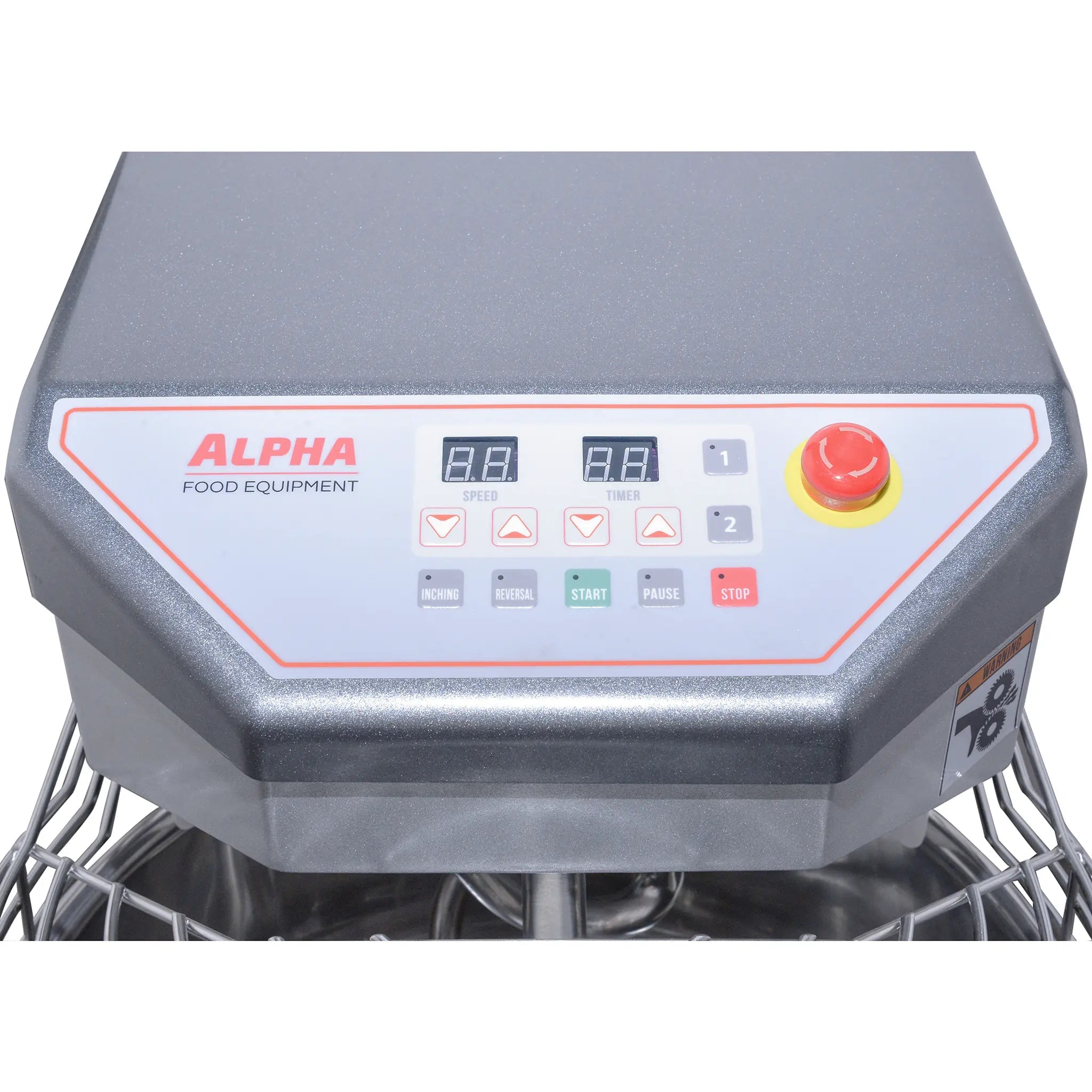 Alpha AVS-30 Ten Speed Commercial Spiral Mixer - 30Qt Capacity, 120V-Phoenix Food Equipment