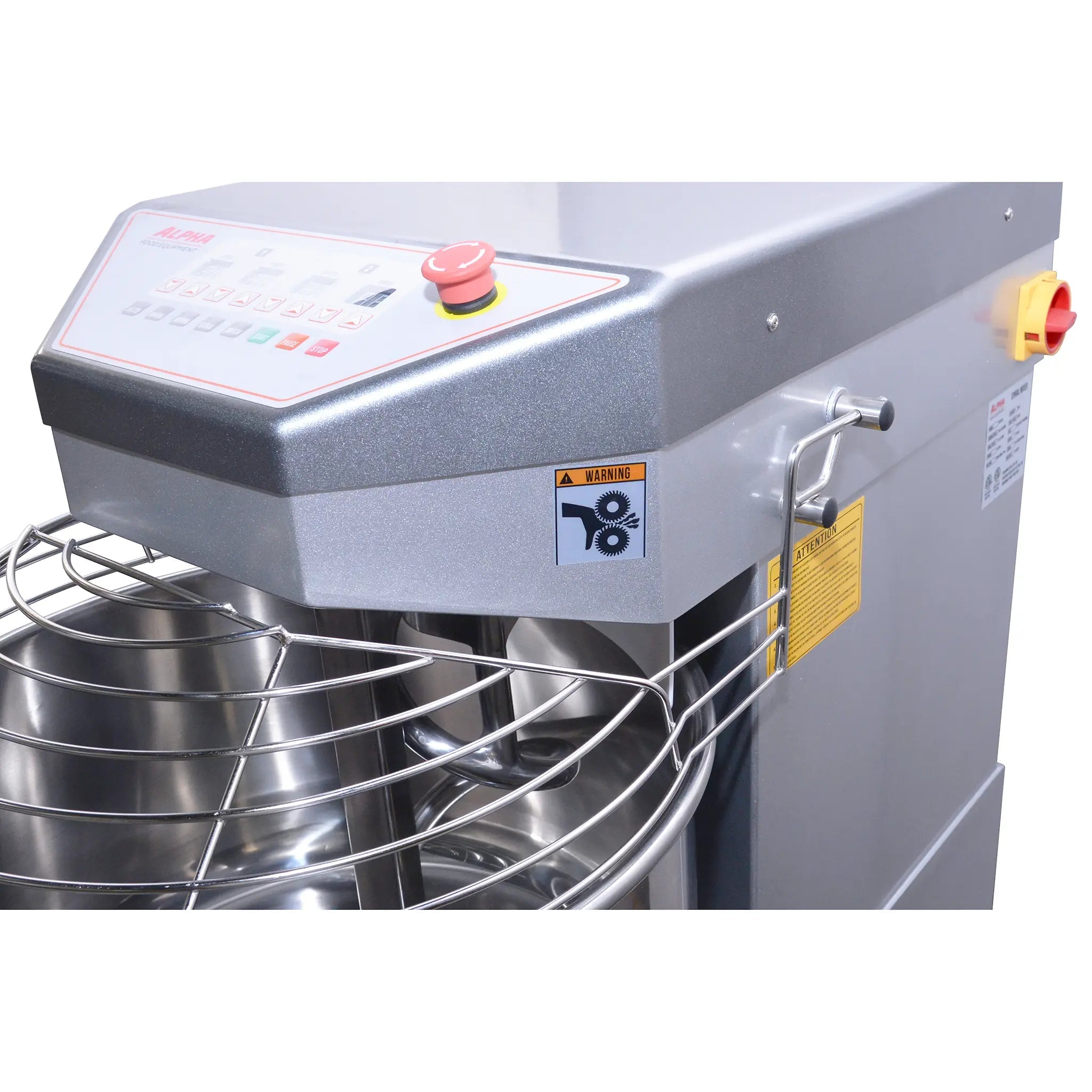 Alpha AVS-60 Ten Speed Commercial Spiral Mixer - 60Qt Capacity, 208V Single Phase-Phoenix Food Equipment