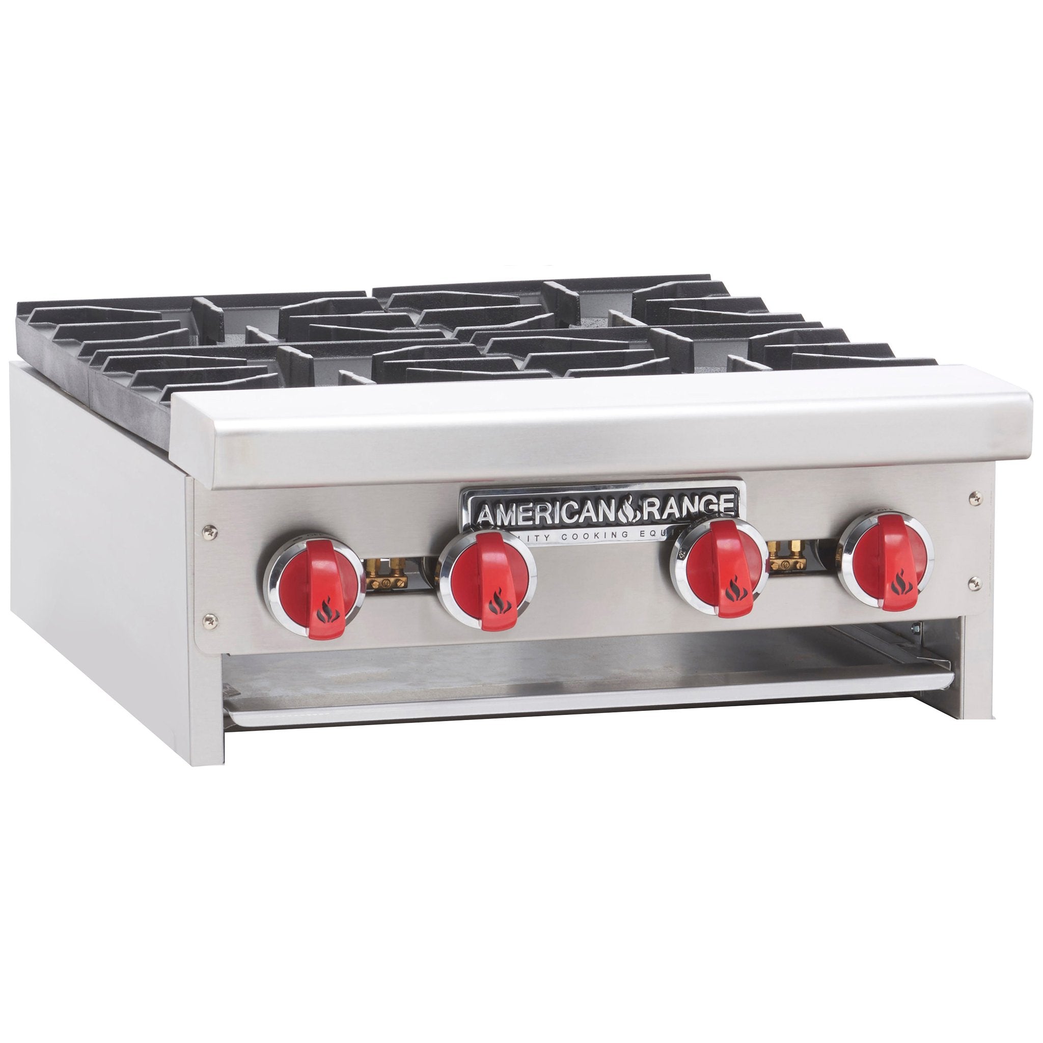 American Range ARSHP-24-4 Natural Gas/Propane 24" Wide 4 Burner Hot Plate-Phoenix Food Equipment