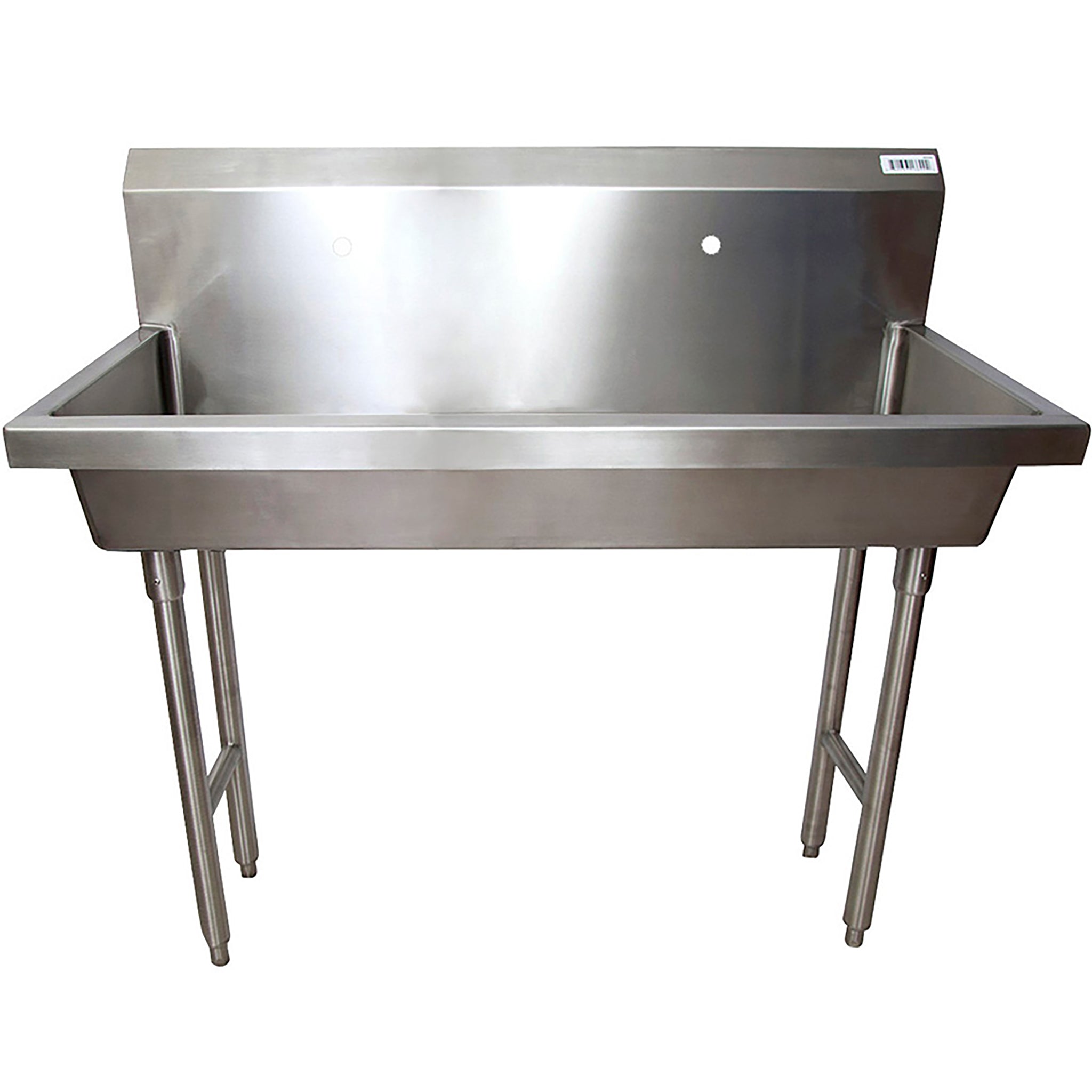 BK Resources MSHS Series Free Standing Multi-Station Hand Washing Sink - Various Sizes-Phoenix Food Equipment