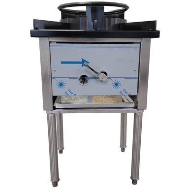 Cambo SP Series Natural Gas/Propane Single Stock Pot Range - Includes Wok Adapter-Phoenix Food Equipment