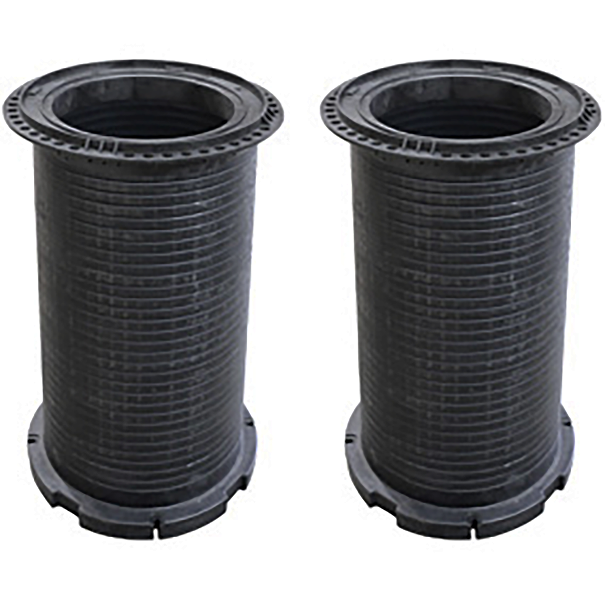 Canplas Endura Riser Pair for XL Grease Traps - 18" or 35"-Phoenix Food Equipment