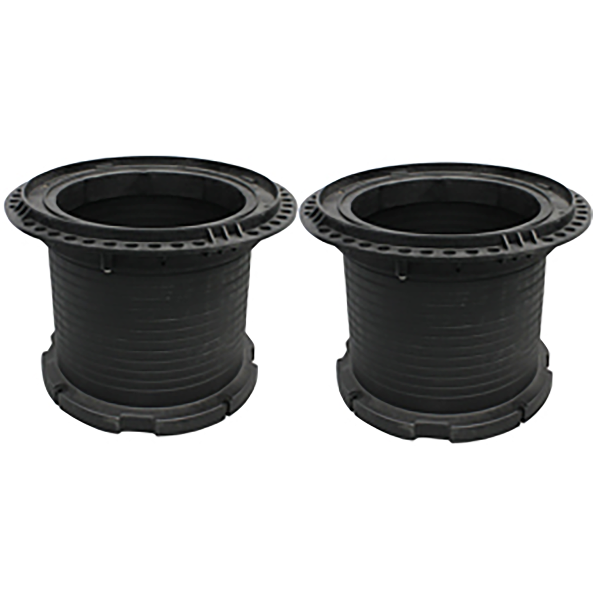 Canplas Endura Riser Pair for XL Grease Traps - 18" or 35"-Phoenix Food Equipment