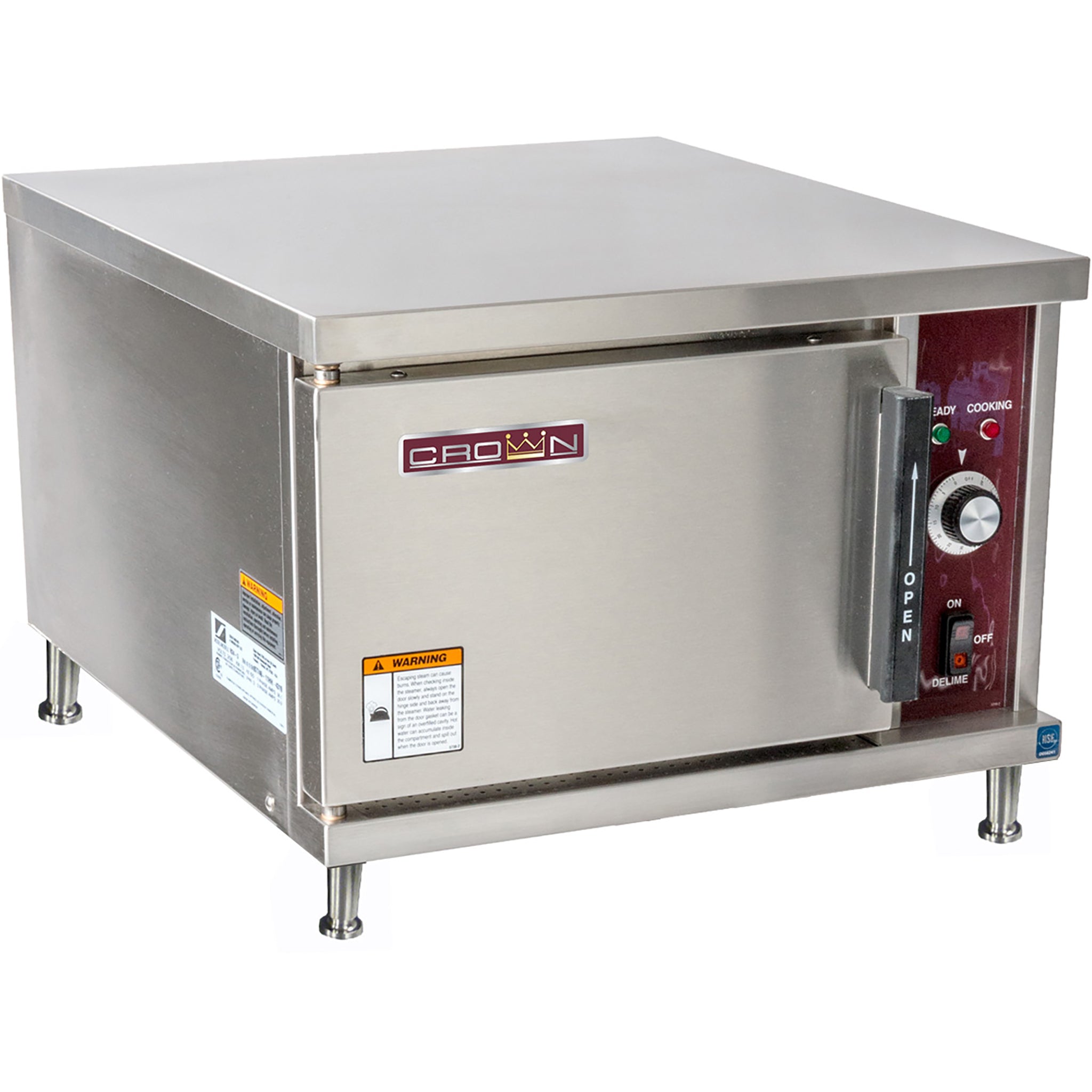 Crown SX-3 Electric Counter Top Steaming Cabinet - 3 Pan Capacity-Phoenix Food Equipment