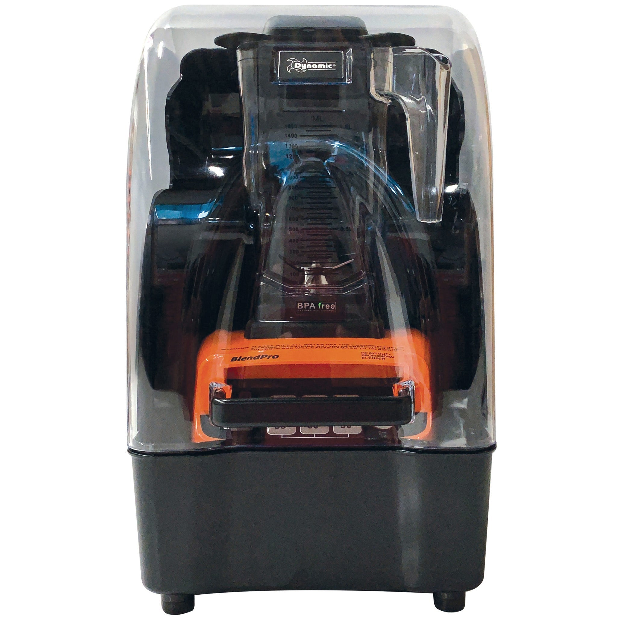 Dynamic BlendPro 1TQ Commercial Blender with Touch Pad Controls & Sound Enclosure - 50 Oz/1.5L Capacity, 3 HP-Phoenix Food Equipment