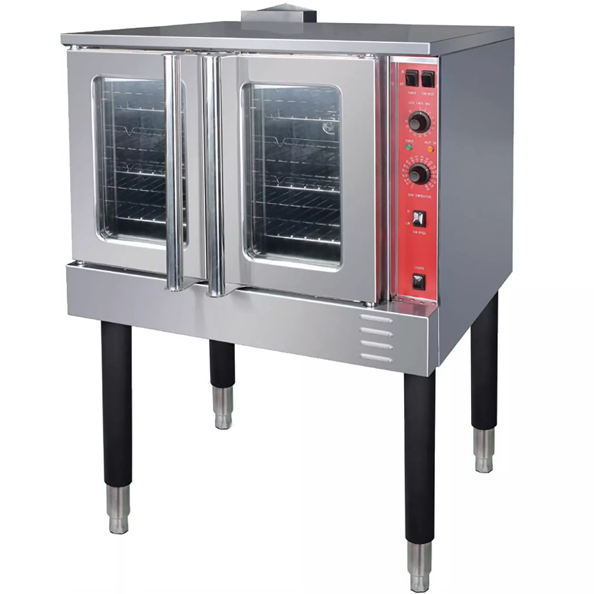 Ecomax FGC100 Natural Gas/Propane Convection Oven - Fits 5 Full Size Sheet Pans-Phoenix Food Equipment