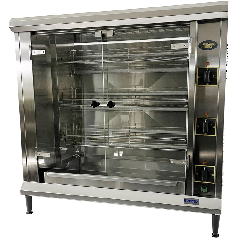 Equipex RBE-12 Electric Chicken Rotisserie - 9 to 12 Bird Capacity, Single or Three Phase-Phoenix Food Equipment