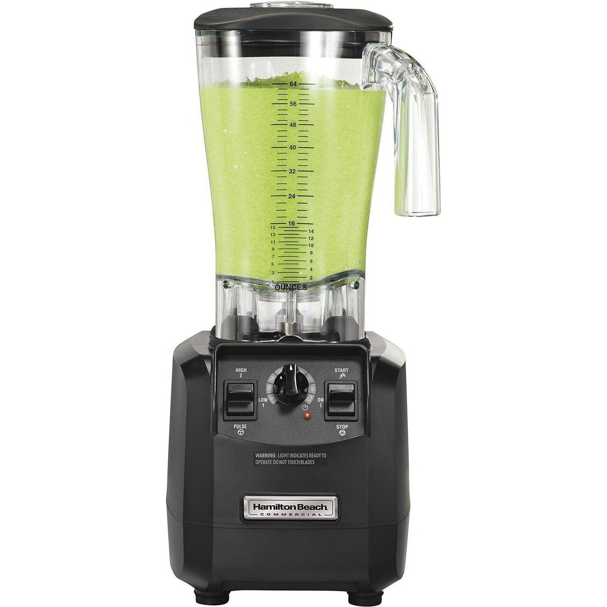 Hamilton Beach HBH550 The Fury Commercial Blender with Manual Controls - 64 Oz/1.8L Capacity, 3 HP-Phoenix Food Equipment