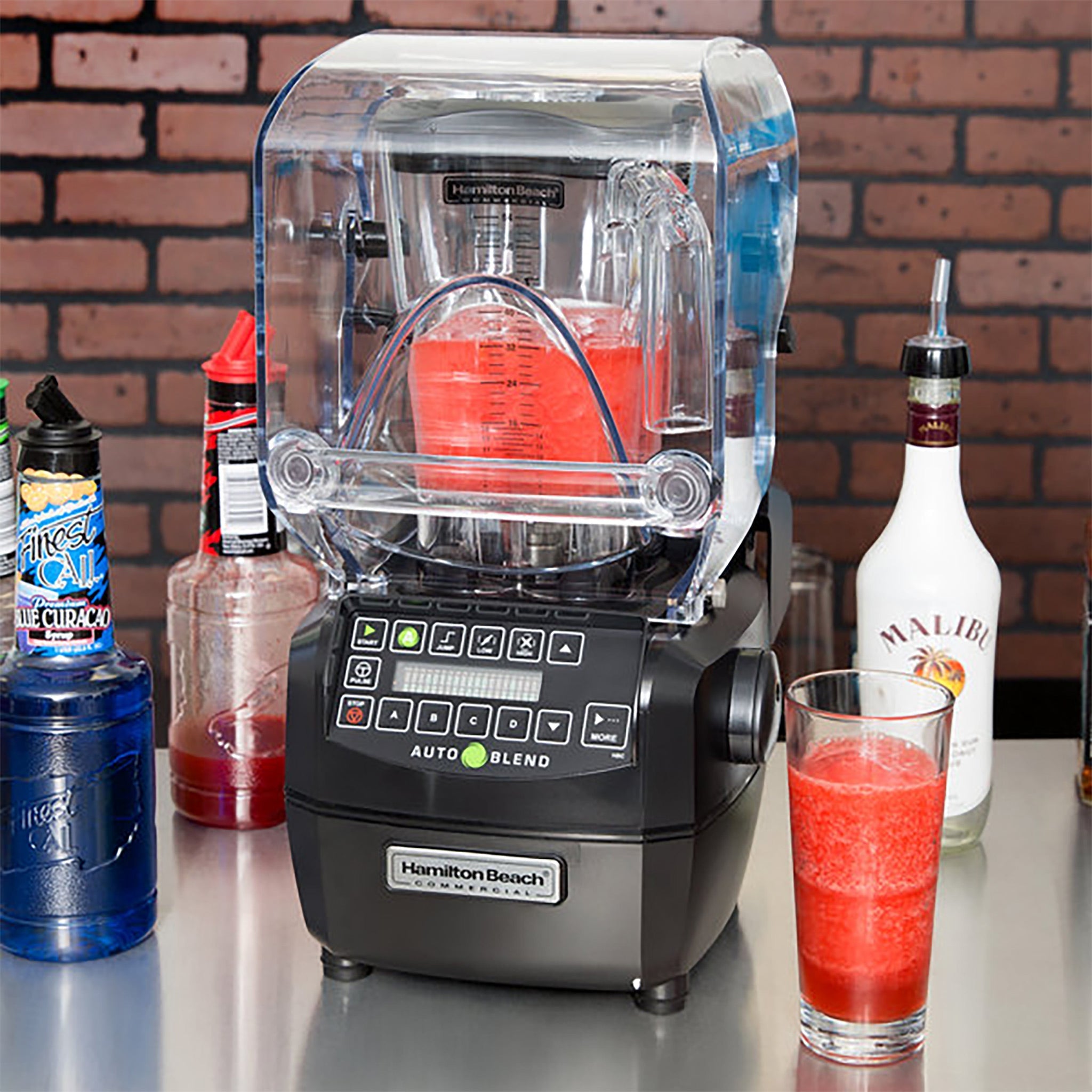 Hamilton Beach HBH850 The Summit Commercial Blender with Programmable Controls & Sound Enclosure – 64 Oz/1.8L Capacity, 3 HP-Phoenix Food Equipment