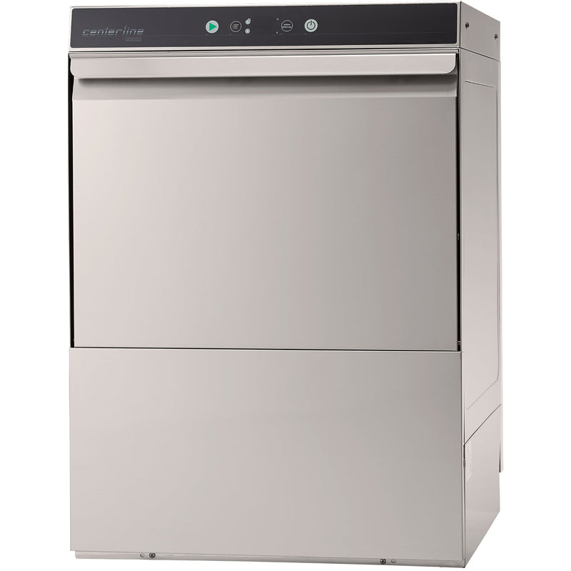 Hobart Centerline CUH-1/CUL-1 high-temp/low-temp under counter dishwasher, stainless steel front with door closed