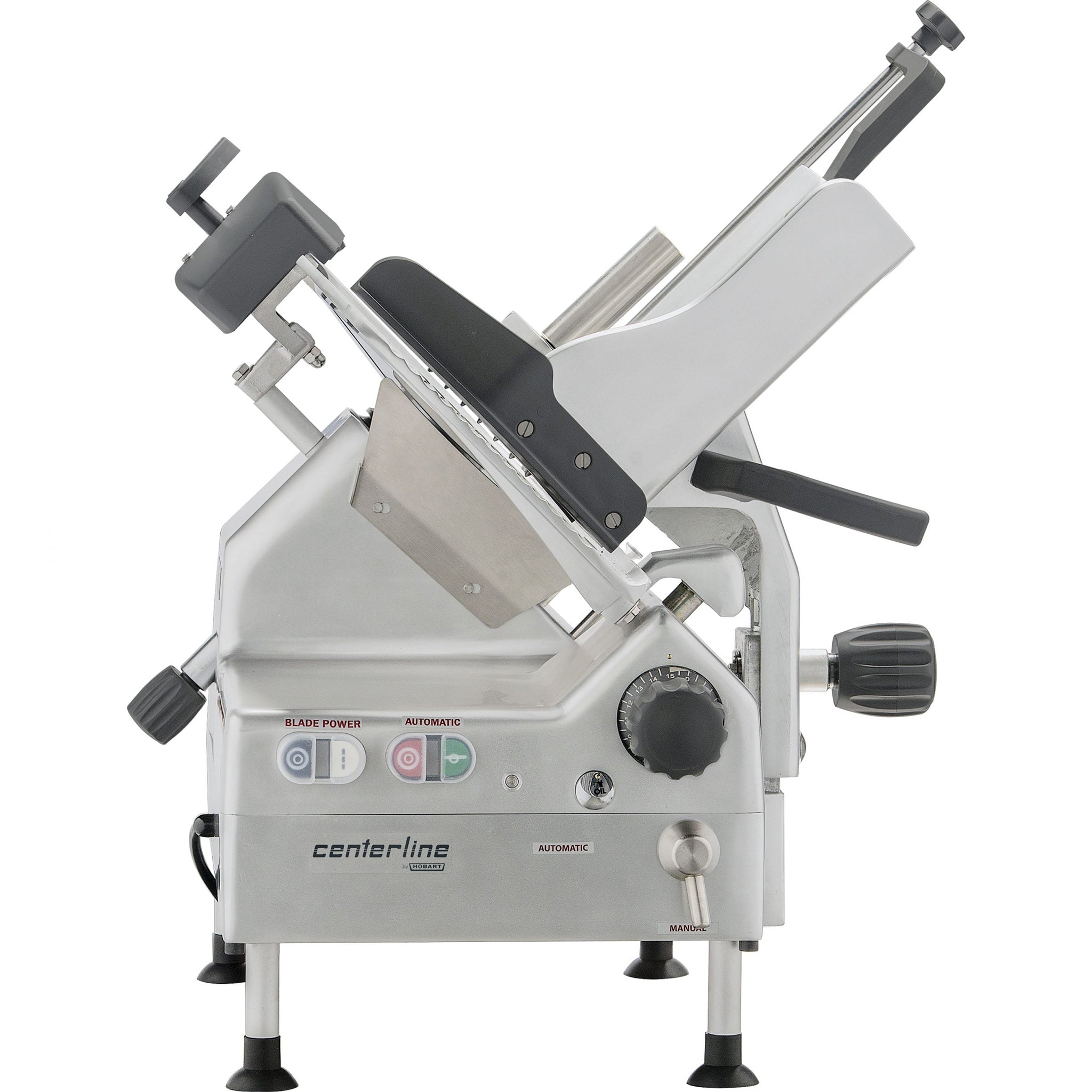 Hobart Centerline EDGE13A Manual/Automatic Aluminum Meat Slicer - 13” Blade, 1/2 HP, Belt Drive-Phoenix Food Equipment