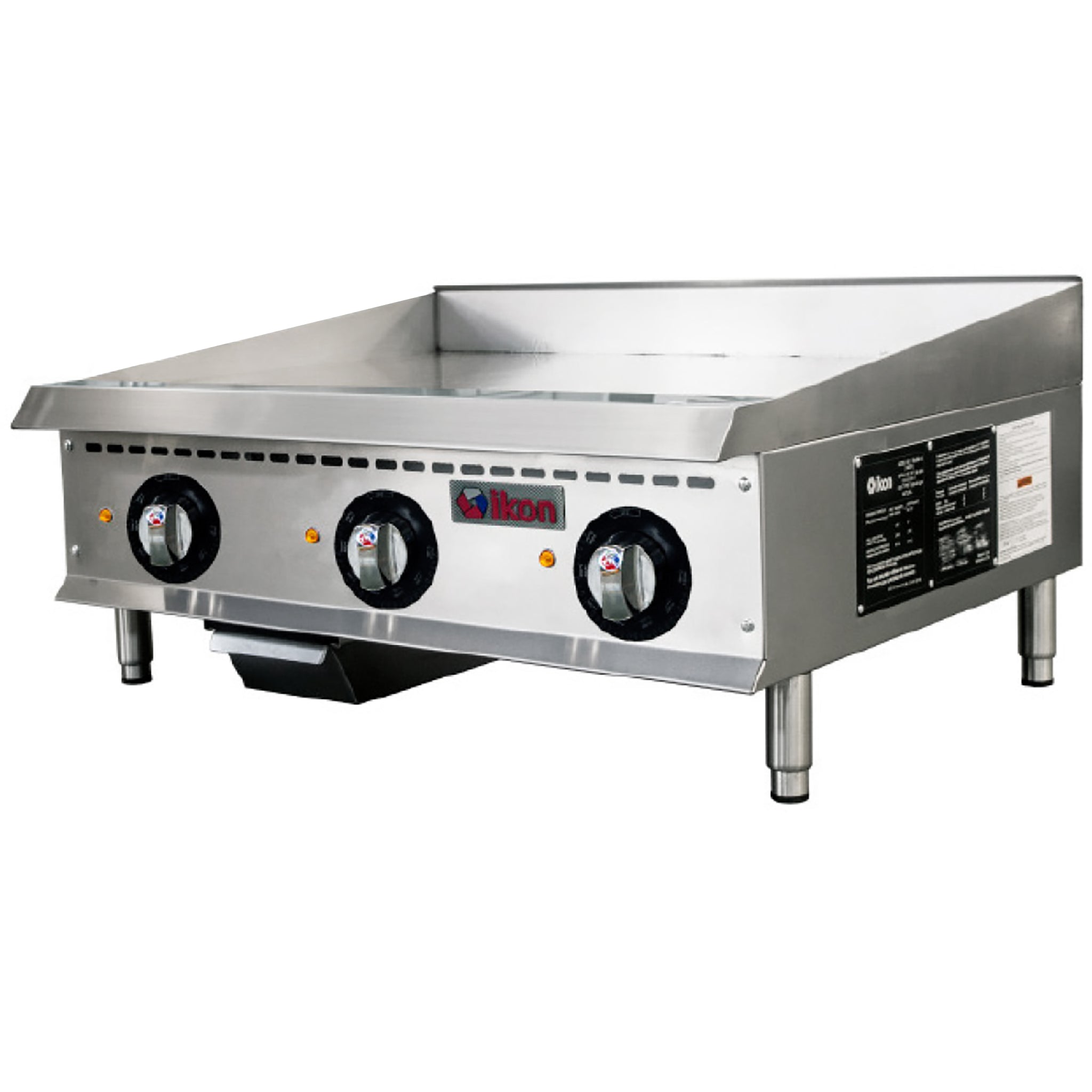 Ikon ITG-36E Electric 36" Griddle - 208-240V, Single or Three Phase-Phoenix Food Equipment