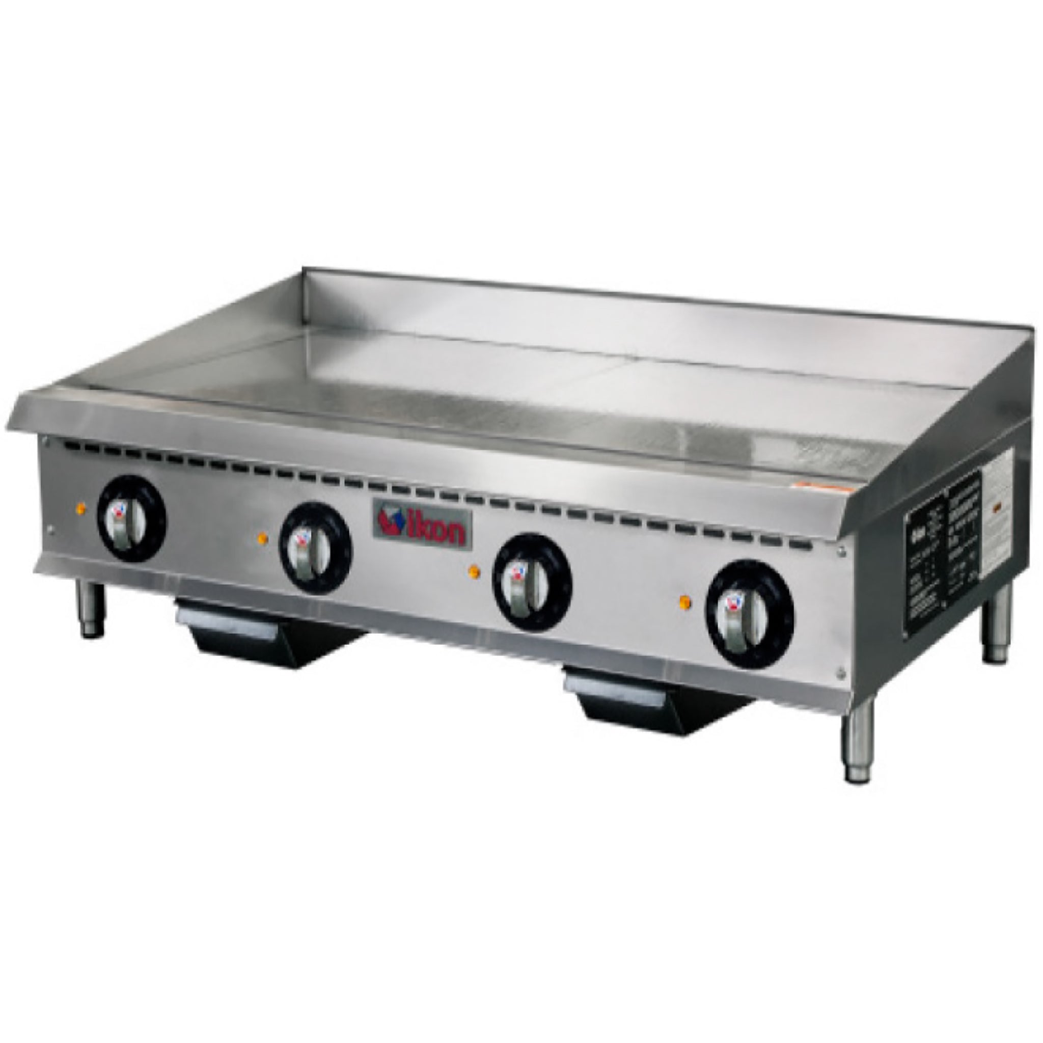 Ikon ITG-48E Electric 48" Griddle - 208-240V, Three Phase-Phoenix Food Equipment