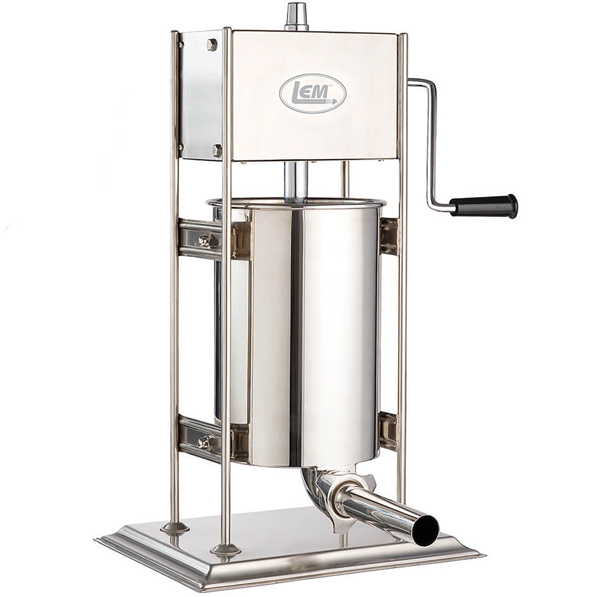 LEM 1111 Big Bite Manual Dual Gear 25LB Sausage Stuffer - Stainless Steel Stuffing Tubes-Phoenix Food Equipment