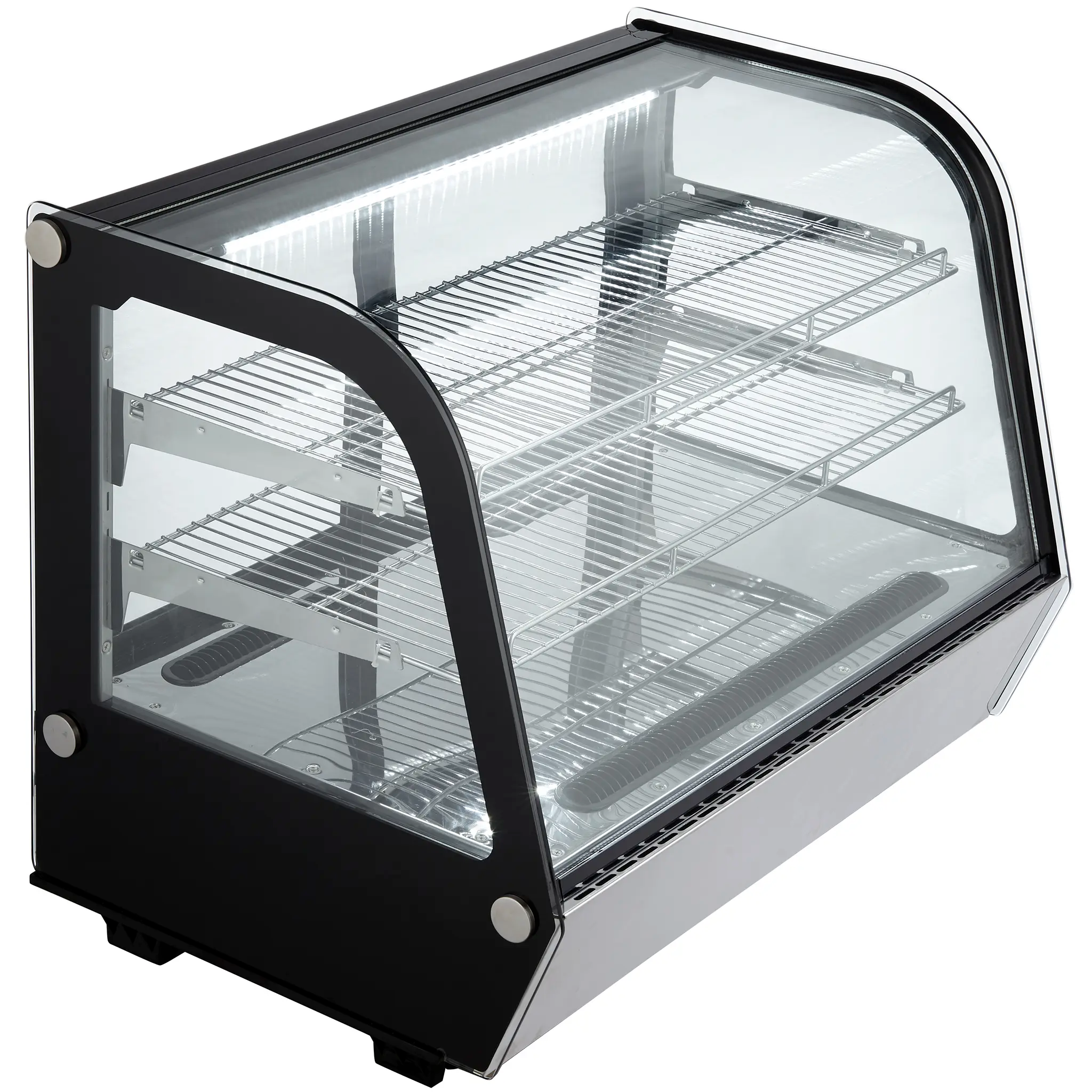 Nordic Air NCCP-36 Counter Top 35" Curved Glass Refrigerated Pastry Display Case-Phoenix Food Equipment