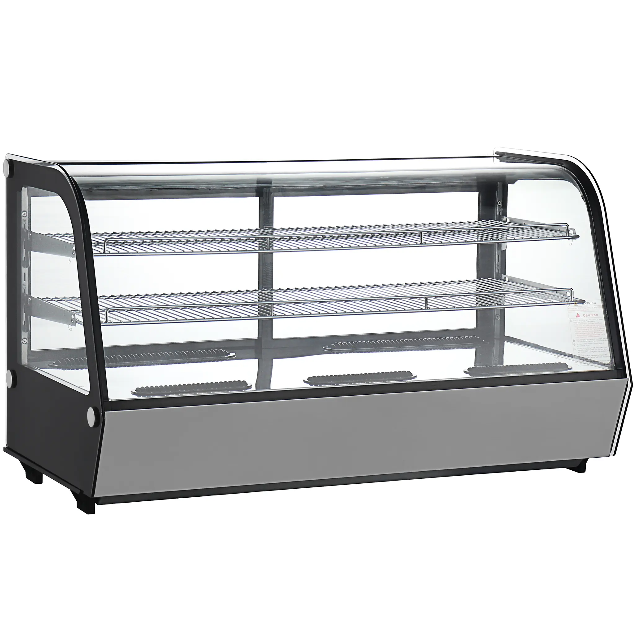 Nordic Air NCCP-48 Counter Top 48" Curved Glass Refrigerated Pastry Display Case-Phoenix Food Equipment