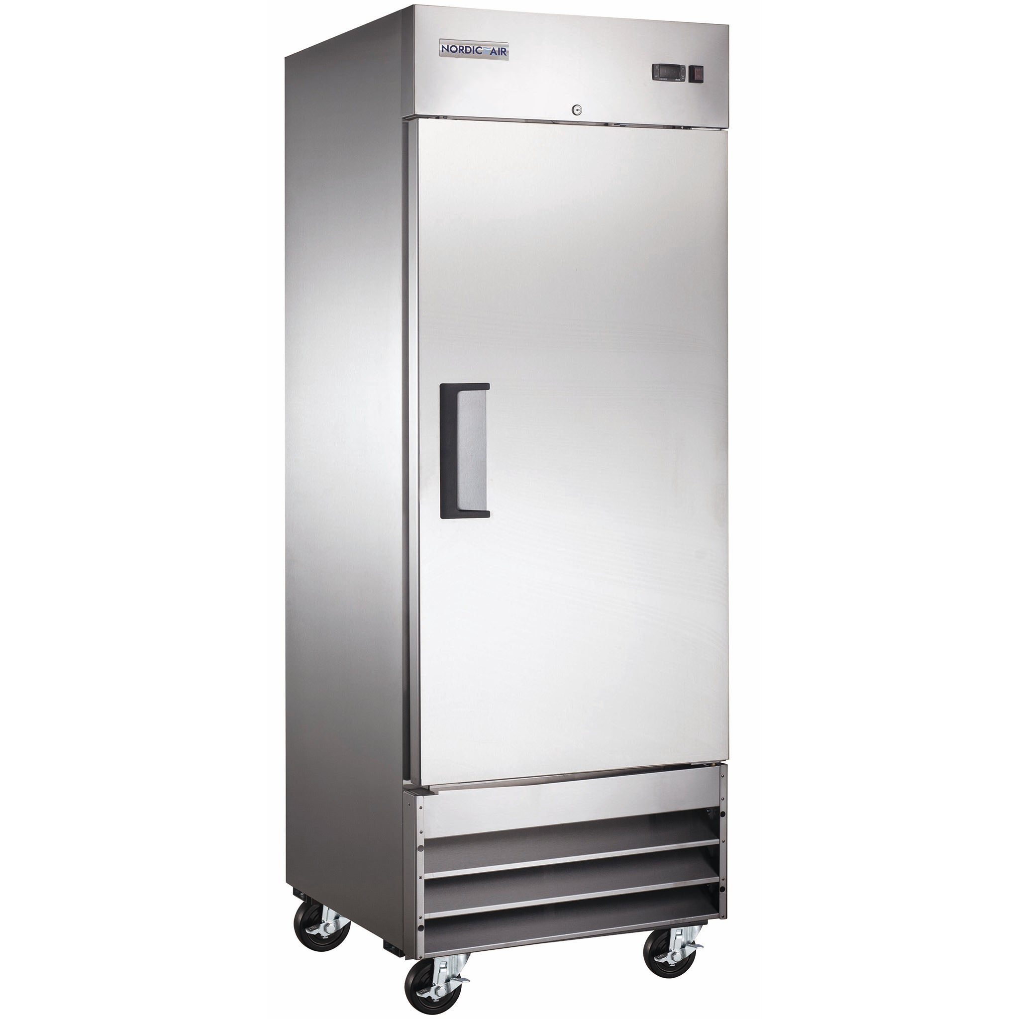Nordic Air SR-29D Single Solid Door 29" Wide Stainless Steel Refrigerator-Phoenix Food Equipment