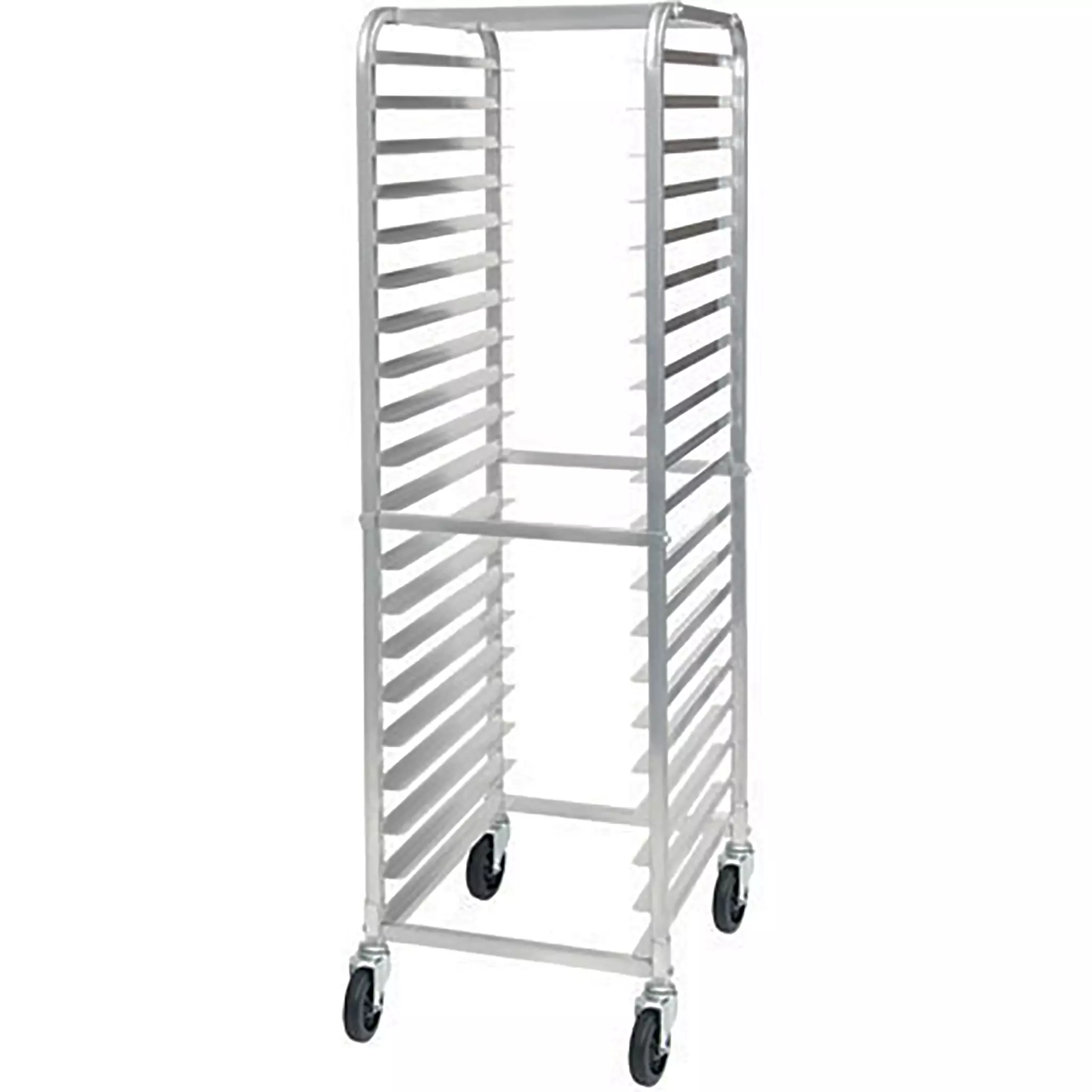 Stainless Steel 15 Layer 30 Pans Bread Baking Tray Rack Trolley with Wheels  