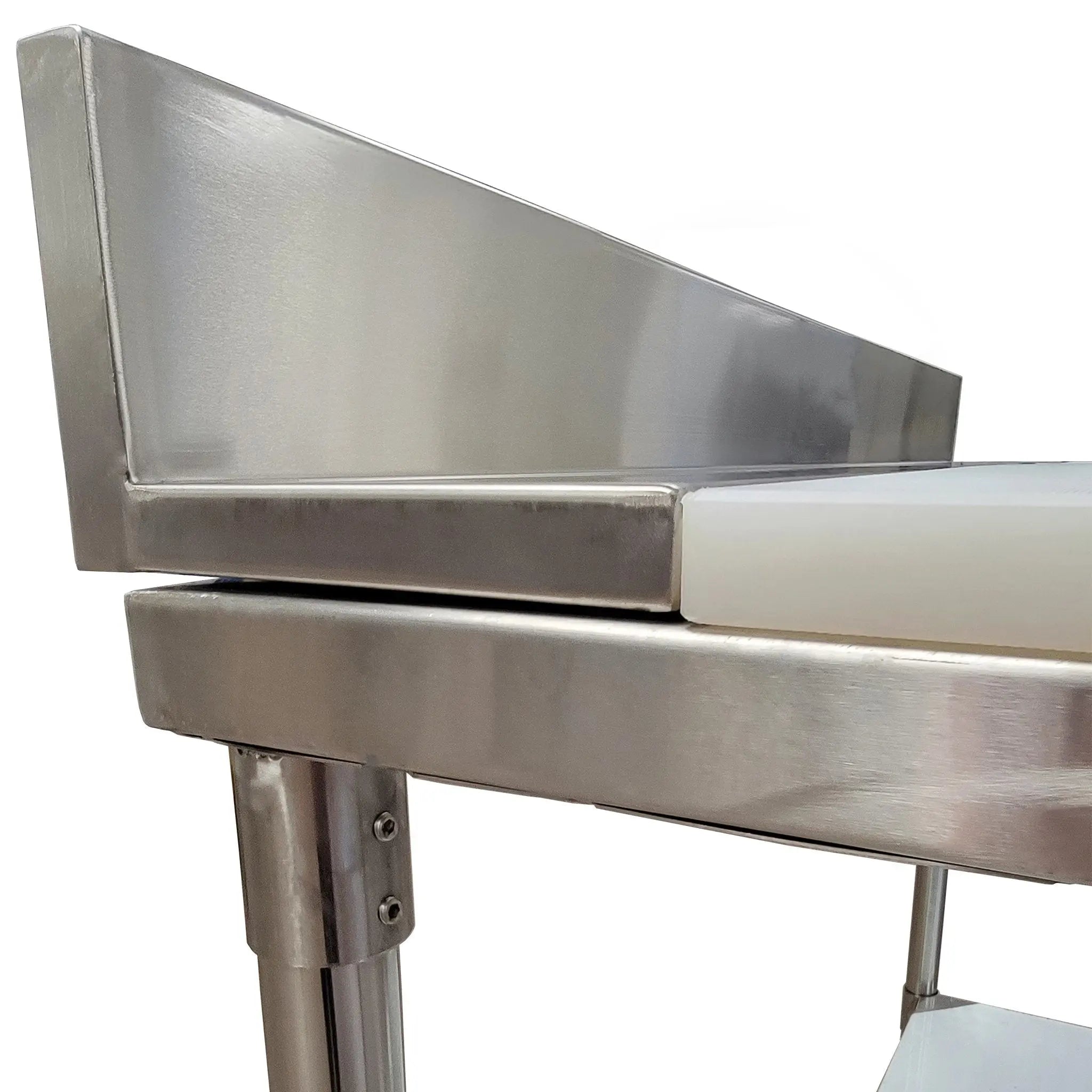 Phoenix Heavy Duty 16 Ga. (1.5mm) Butcher Tables With 1" Cutting Board - Various Sizes-Phoenix Food Equipment