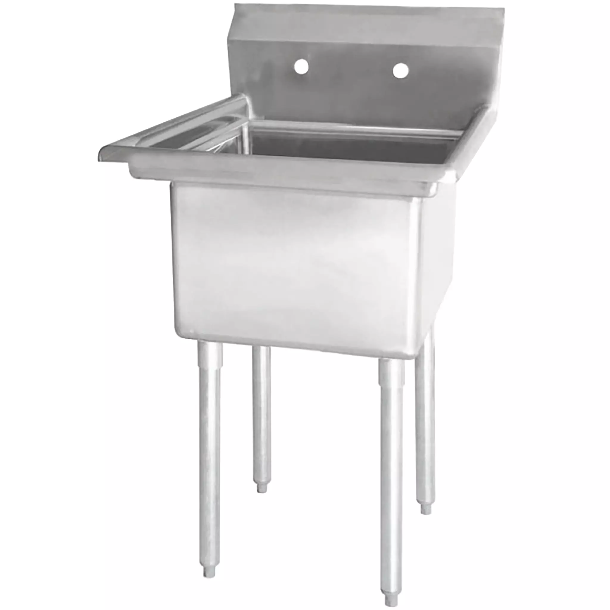 Phoenix Heavy Duty 16 Gauge Stainless Steel Single Compartment Sinks - Various Sizes-Phoenix Food Equipment